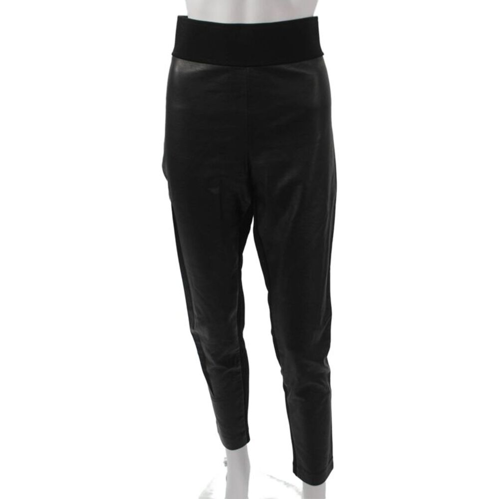 Club Monaco Women Ankle Pants Black Viscose Solid Fall Size 12